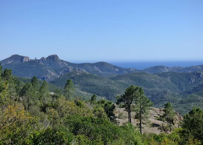 Chambre D'Hotes Avec Kitchenette Vue Mer Et Montagnes L'Esterel Panoramique