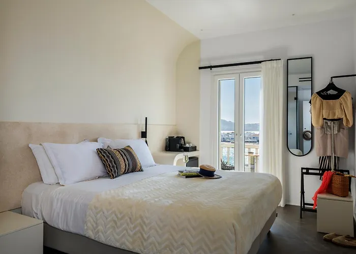 Yalos Hotel Sunset View Mykonos Town Private Rooms