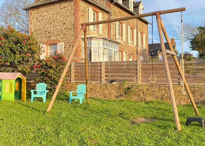 B&B Villa La Korrigane Cuisine Privative Vue Mer Plage A Pied Petit-Dejeuner Bio 4 Personnes